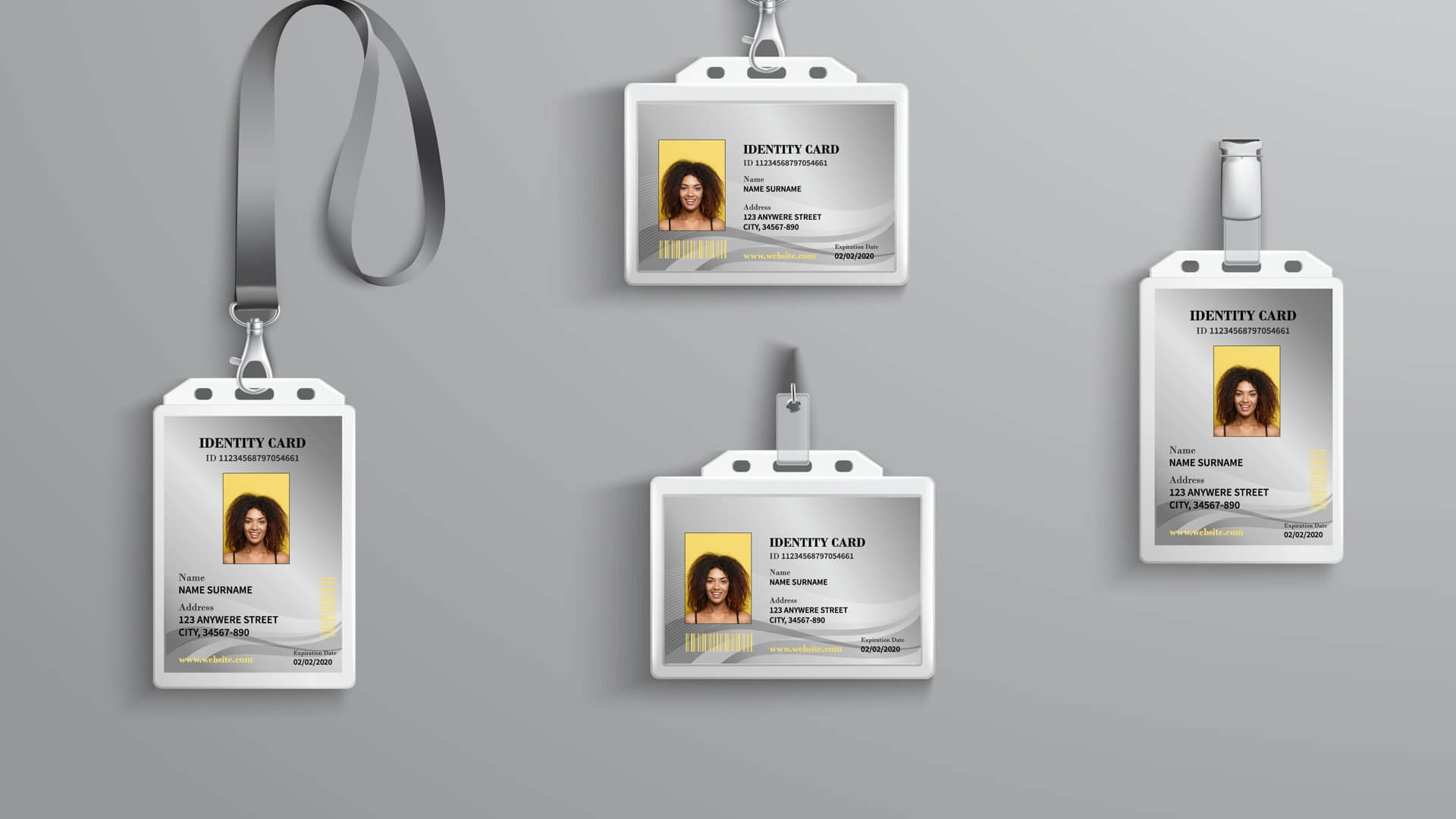 Plastic ID Cards (Potrait)